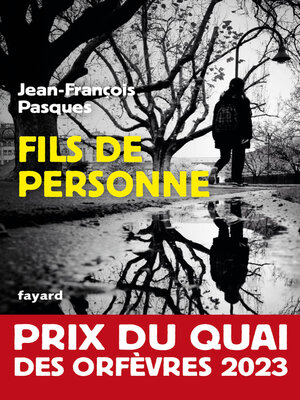 cover image of Fils de personne